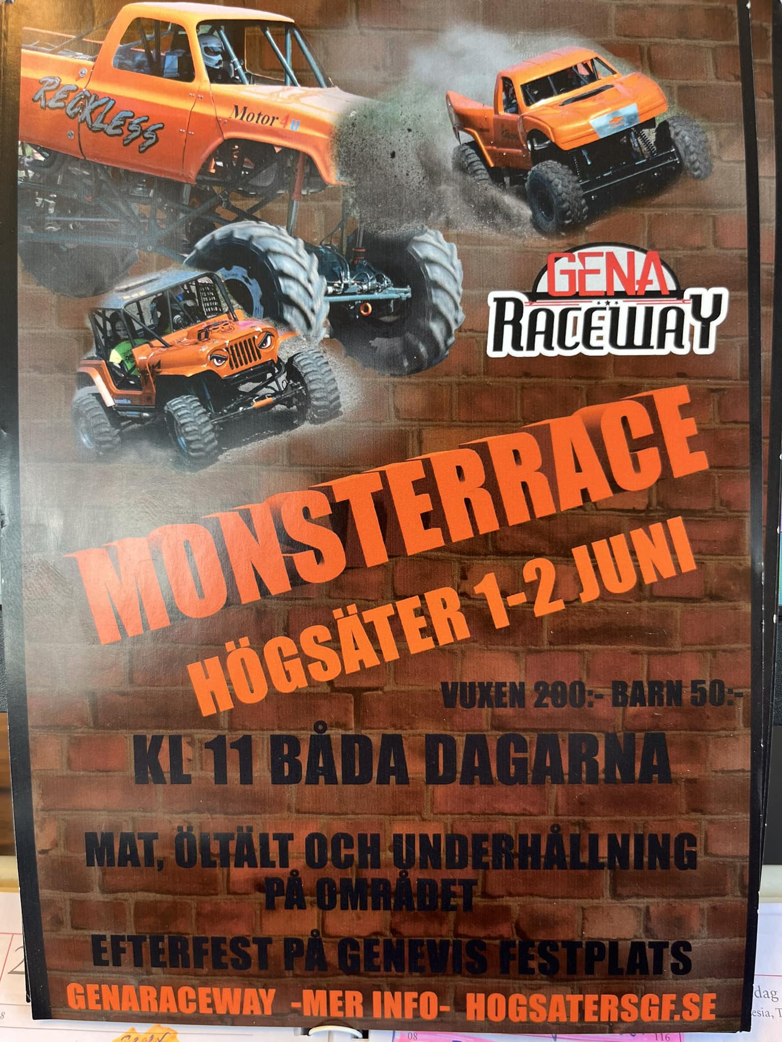 2024 - Monsterrace Cup deltvling 1 och 2